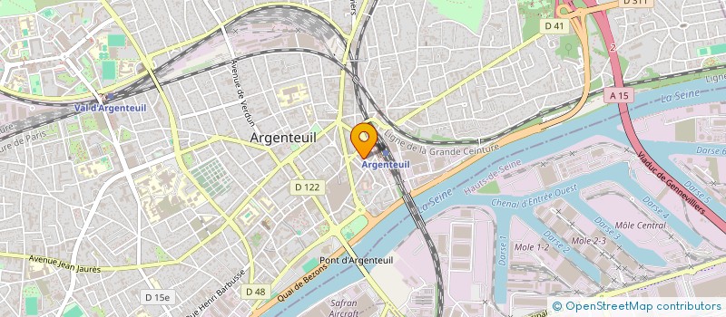 localisation de l'entreprise BOUMARGOUD  ARGENTEUIL