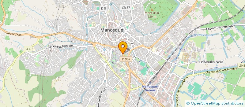 localisation de l'entreprise BOUMED  MANOSQUE