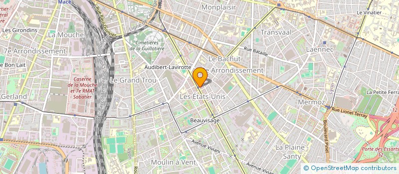 localisation de l'entreprise BOUMEKHLA DECO  LYON