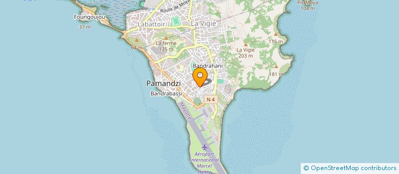 localisation de l'entreprise BOUN SERVICES à PAMANDZI
