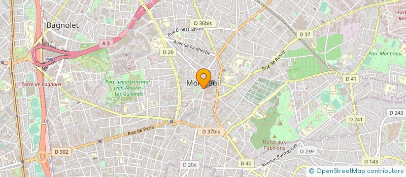 localisation de l'entreprise BOUNCE IT à MONTREUIL