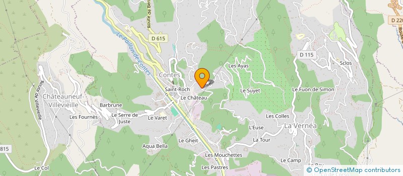 localisation de l'entreprise BOUNCE PRODUCTION  CONTES