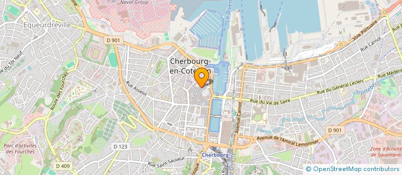 localisation de l'entreprise BOUNDAO PROD  CHERBOURG-EN-COTENTIN