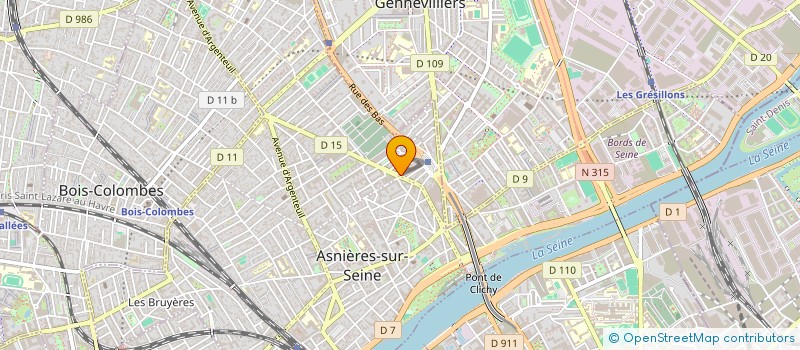 localisation de l'entreprise BOUNDLESS PARIS  ASNIERES-SUR-SEINE