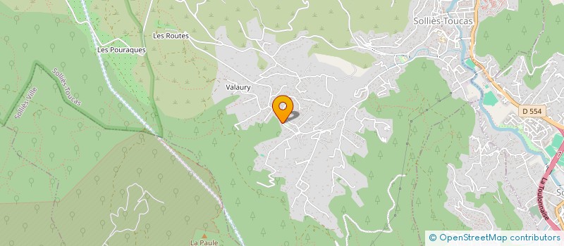 localisation de l'entreprise BOUNE  SOLLIES-TOUCAS