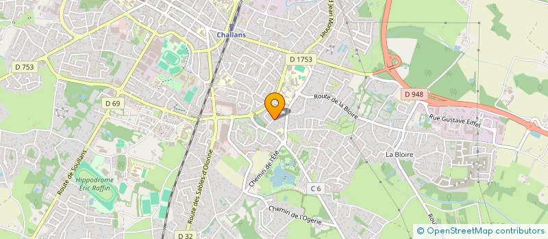 localisation de l'entreprise BOUNI à CHALLANS