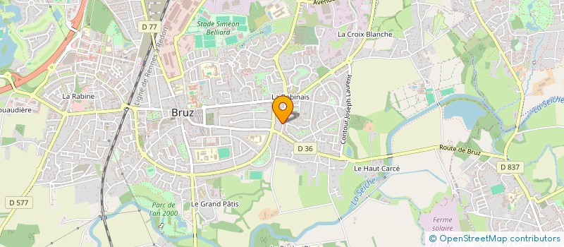 localisation de l'entreprise BOUNIMEL  BRUZ
