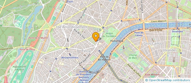 localisation de l'entreprise BOUNINVEST  PARIS