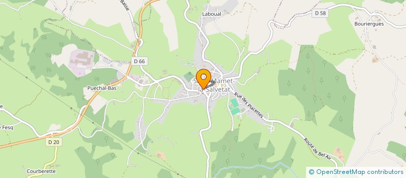 localisation de l'entreprise BOUNIOL - GALES - CANIS (BGC) à SAINT-MAMET-LA-SALVETAT