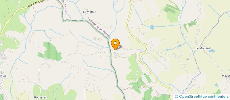 localisation de l'entreprise BOUNIOU GEFFRAULT  LABASTIDE-DE-PENNE