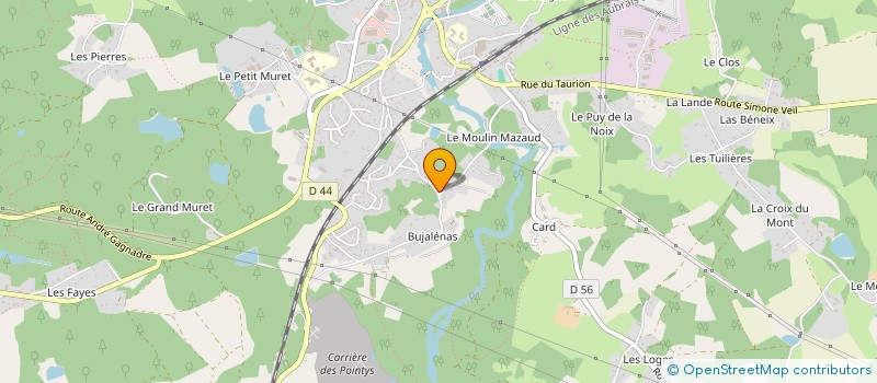 localisation de l'entreprise BOUNKET LEFAURE  AMBAZAC