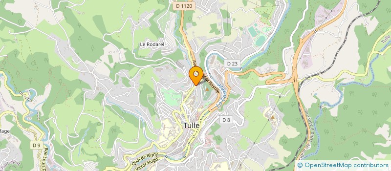 localisation de l'entreprise BOUNO TRAVAUX FORESTIERS à TULLE