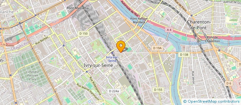 localisation de l'entreprise BOUNOUA S MOKRANE H CAFE  IVRY-SUR-SEINE