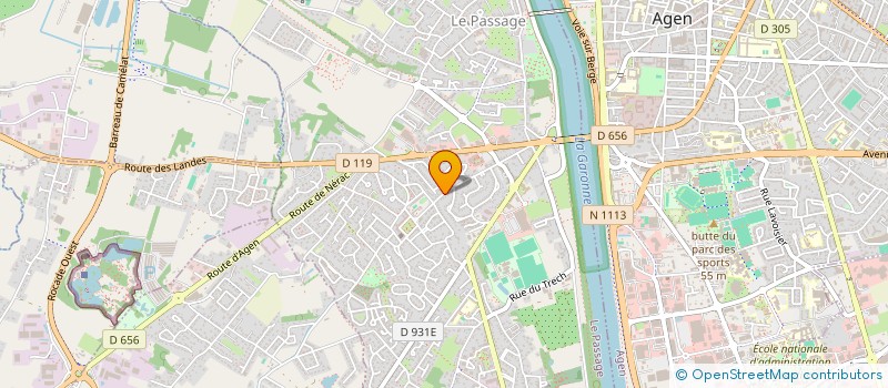 localisation de l'entreprise BOUNOUAR  LE PASSAGE