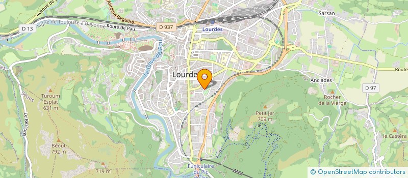 localisation de l'entreprise BOUNTI  LOURDES