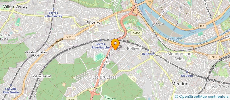 localisation de l'entreprise BOUNTIZ à SEVRES