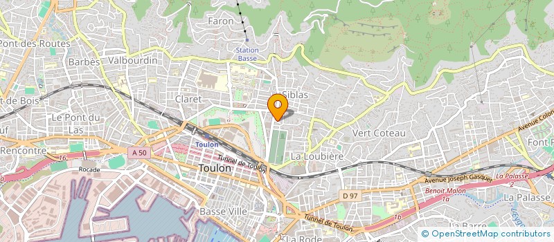 localisation de l'entreprise BOUNTY  TOULON