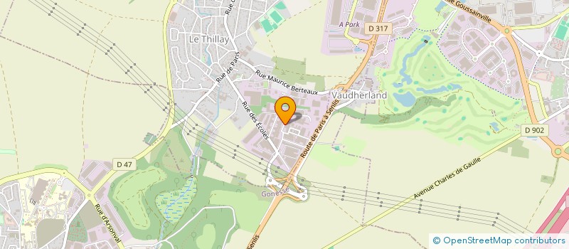 localisation de l'entreprise BOUNTY SECURITE PRIVEE  LE THILLAY