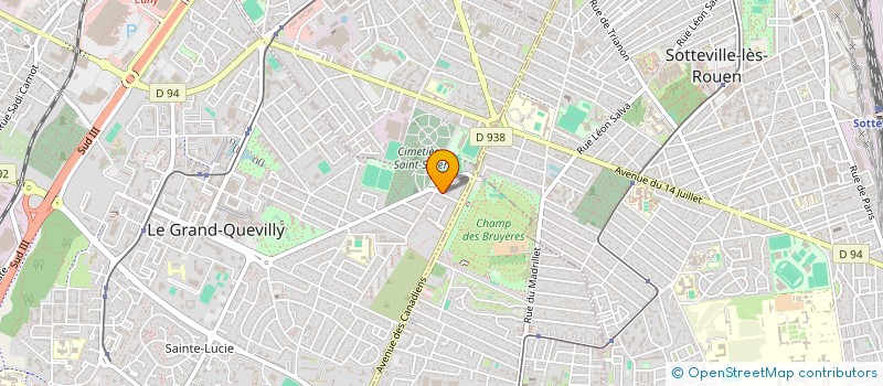 localisation de l'entreprise BOUQU'EN STOCK  LE GRAND-QUEVILLY