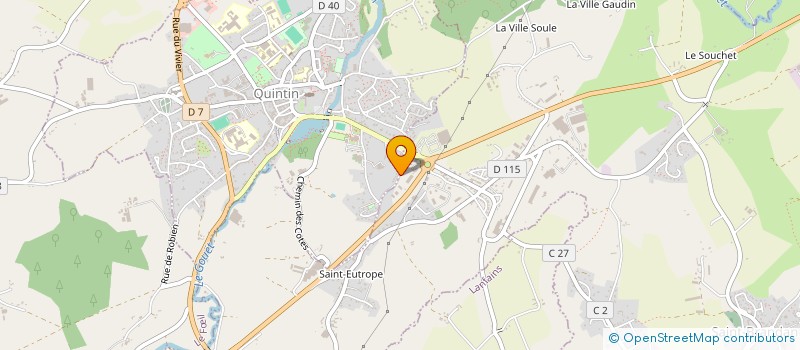 localisation de l'entreprise BOUQUEM  SAINT-BRANDAN