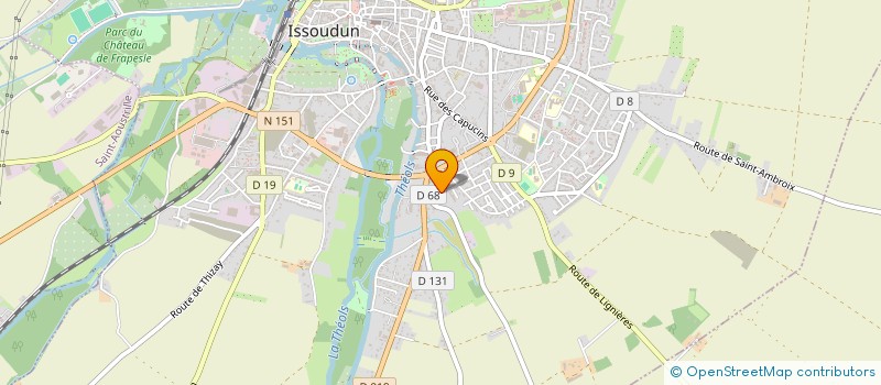localisation de l'entreprise BOUQUEREAU PERE ET FILS  ISSOUDUN