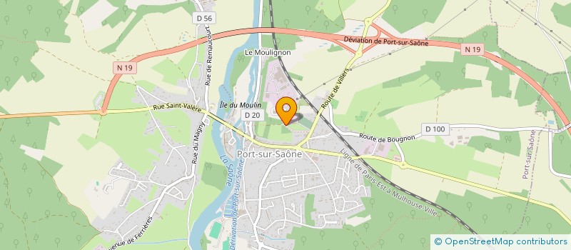 localisation de l'entreprise BOUQUEROD ALIMENTAIRE  PORT-SUR-SAONE