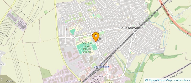 localisation de l'entreprise BOUQUET  GOUSSAINVILLE