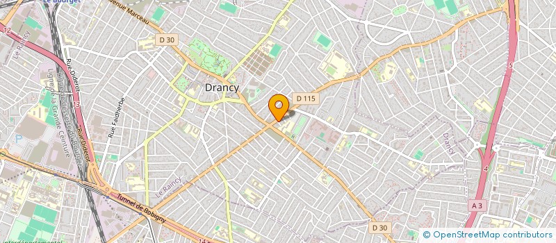 localisation de l'entreprise BOUQUET à DRANCY