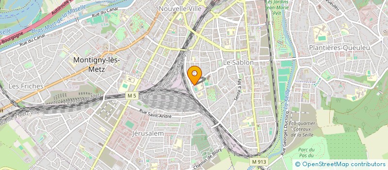 localisation de l'entreprise BOUQUET  METZ