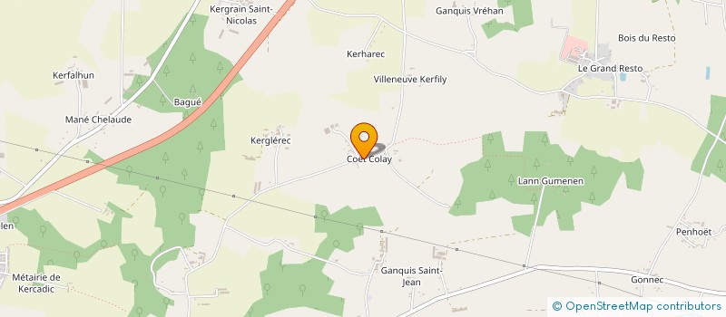 localisation de l'entreprise BOUQUET CANYON  LANGUIDIC