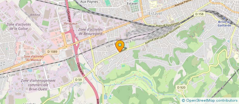 localisation de l'entreprise BOUQUET DE PAINS  BRIVE-LA-GAILLARDE