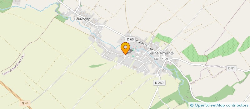 localisation de l'entreprise BOUQUET-LACUISSE  SAINT-AMAND-SUR-FION