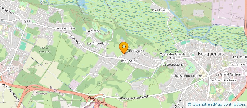 localisation de l'entreprise BOUQUET NANTAIS MAGINOT  BOUGUENAIS