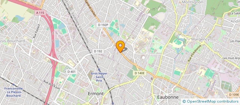 localisation de l'entreprise BOUQUET P2F à EAUBONNE