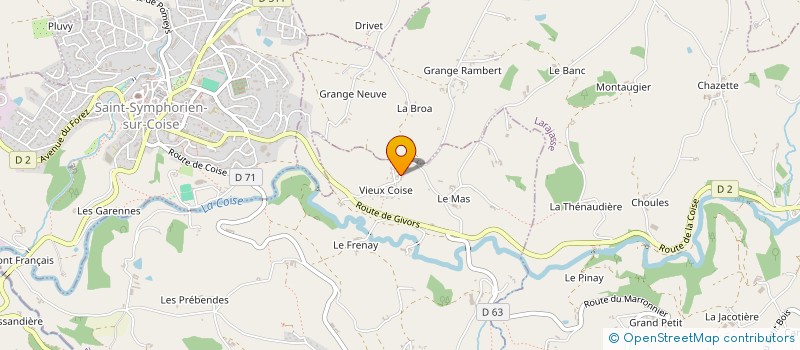 localisation de l'entreprise BOUQUET SEBASTIEN  COISE