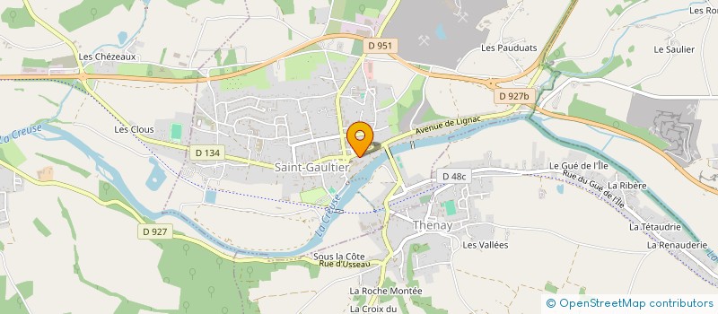 localisation de l'entreprise BOUQUETDEFLEUR à SAINT-GAULTIER