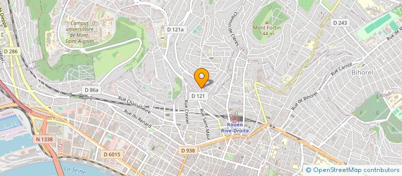 localisation de l'entreprise BOUQUETIN  ROUEN