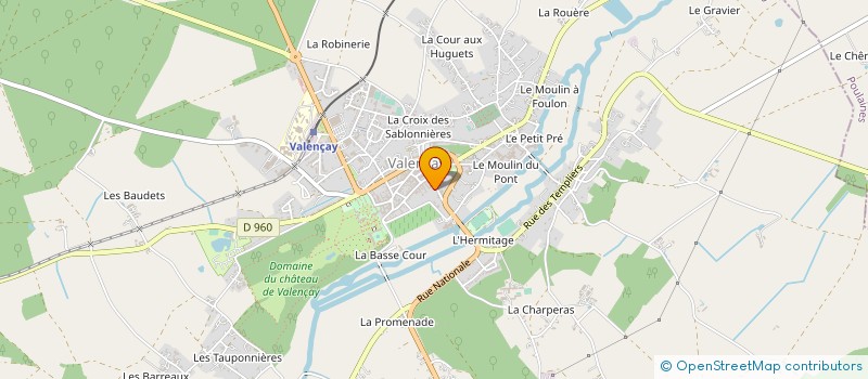 localisation de l'entreprise BOUQUETS SIGNES à VALENCAY
