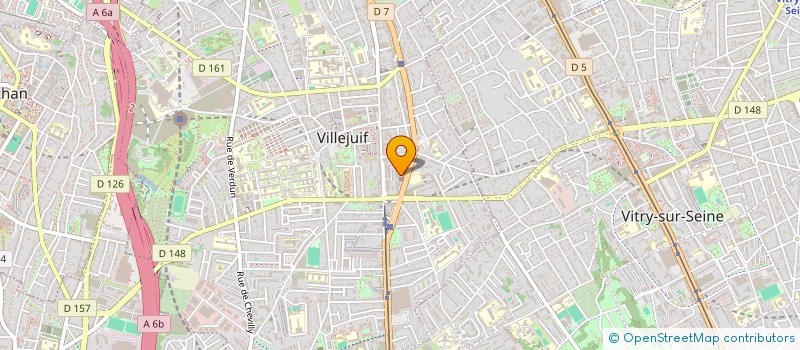 localisation de l'entreprise BOUQUIN ET FILS à VILLEJUIF