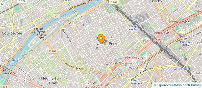 localisation de l'entreprise BOUQUINERIE VOLTAIRE à LEVALLOIS-PERRET
