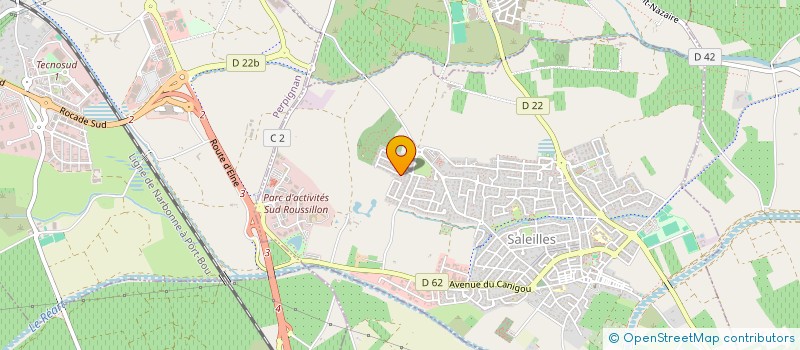 localisation de l'entreprise BOUR BELOTTI  SALEILLES
