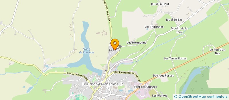 localisation de l'entreprise BOUR.BON'ELEC à BOURBON-L'ARCHAMBAULT