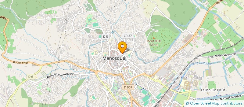 localisation de l'entreprise BOUR IMMOBILIER à MANOSQUE