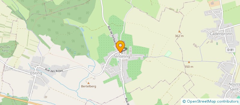 localisation de l'entreprise BOUR-SIEBERT  METZING