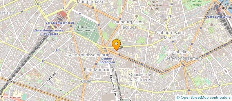 localisation de l'entreprise BOURAK  PARIS 14