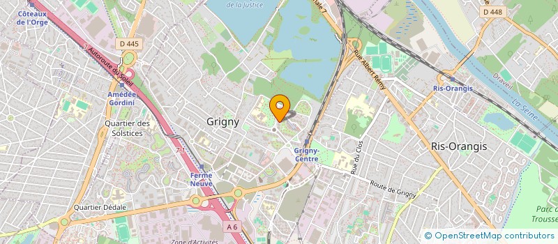 localisation de l'entreprise BOURAK DIFFUSION  GRIGNY