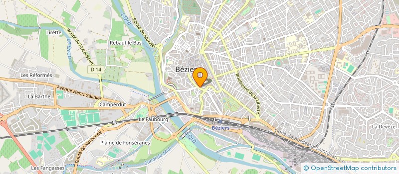 localisation de l'entreprise BOURAKBA  BEZIERS