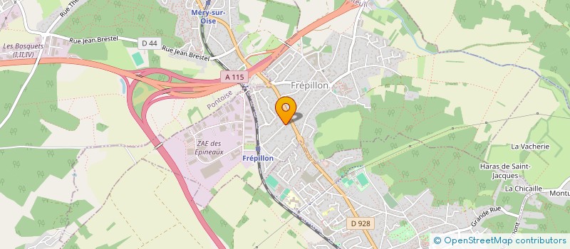 localisation de l'entreprise BOURAM  FREPILLON