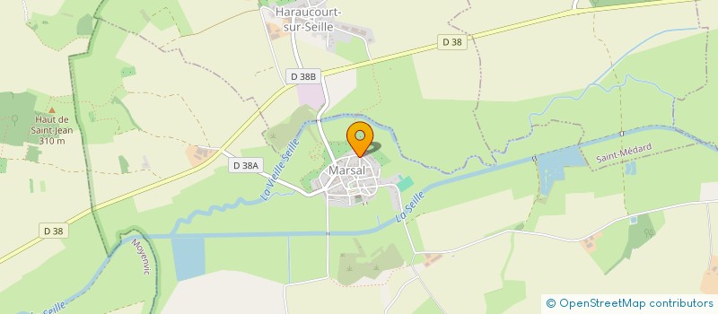 localisation de l'entreprise BOURAS TERRASSEMENT  MARSAL