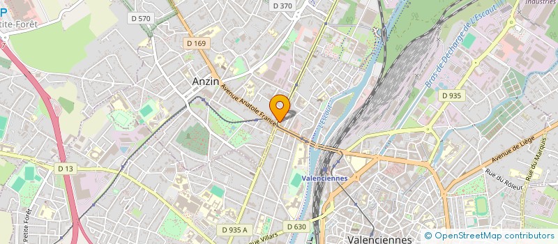 localisation de l'entreprise BOURAS VIANDES à VALENCIENNES